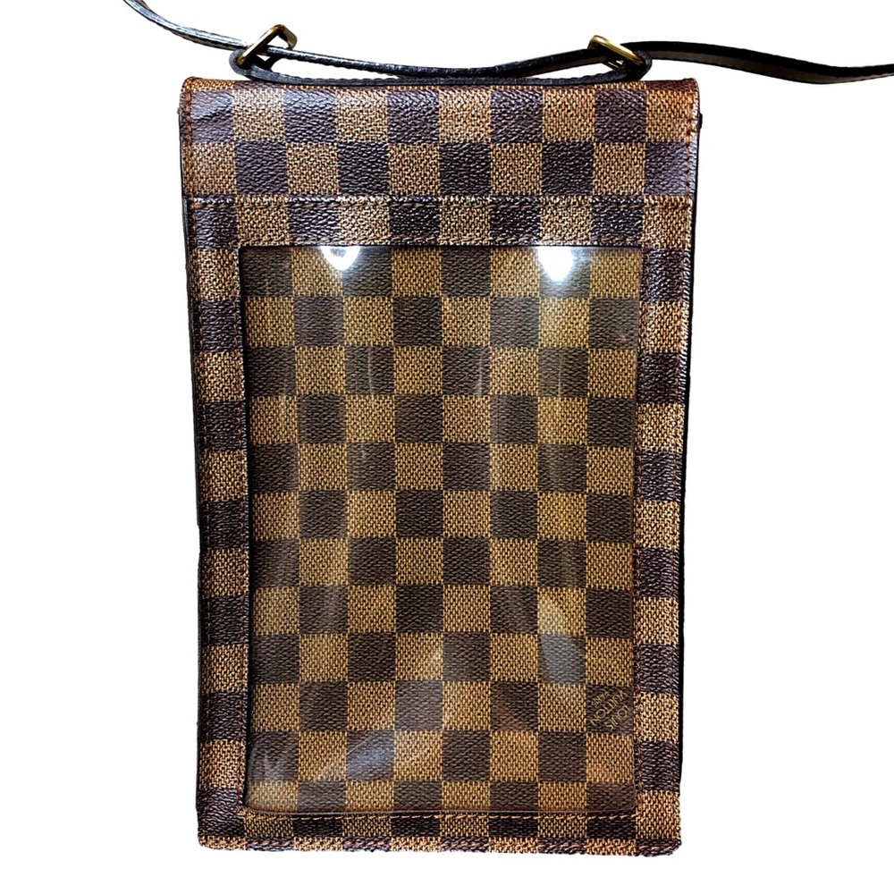 Authentic LOUIS VUITTON Portobello PM Damier Ebene Crossbody Shoulder Bag - Picture 6 of 17